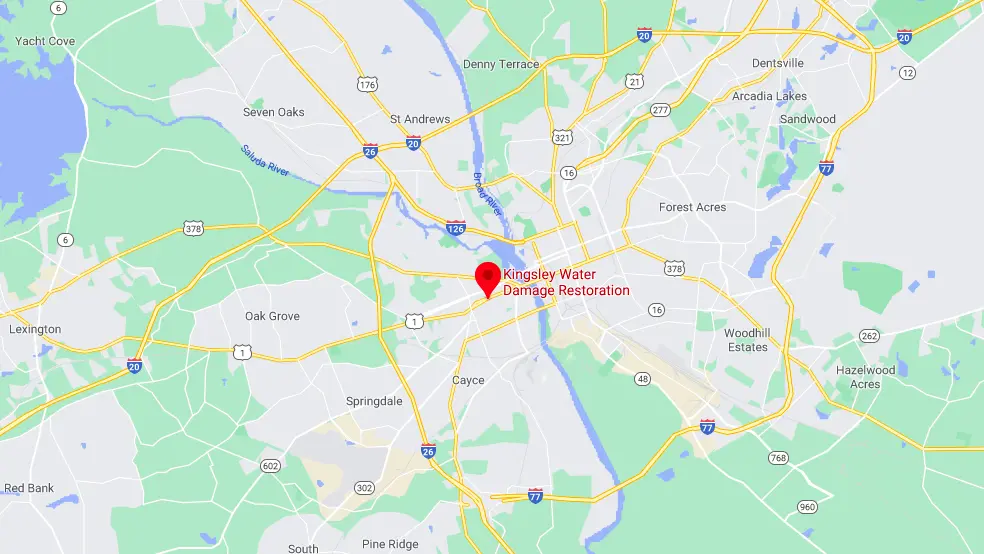 Kingsley Water Damage Restoration Services business location in SC